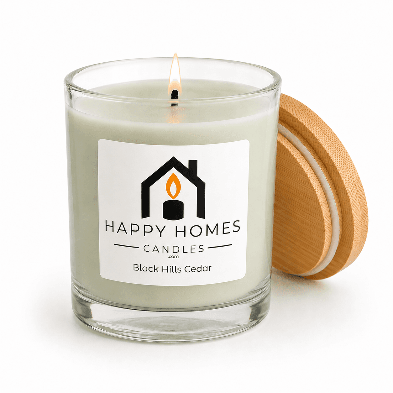 Black Hills Cedar — Happy Homes Candles 10 oz jar